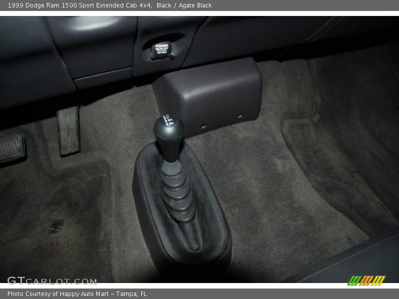 Black / Agate Black 1999 Dodge Ram 1500 Sport Extended Cab 4x4