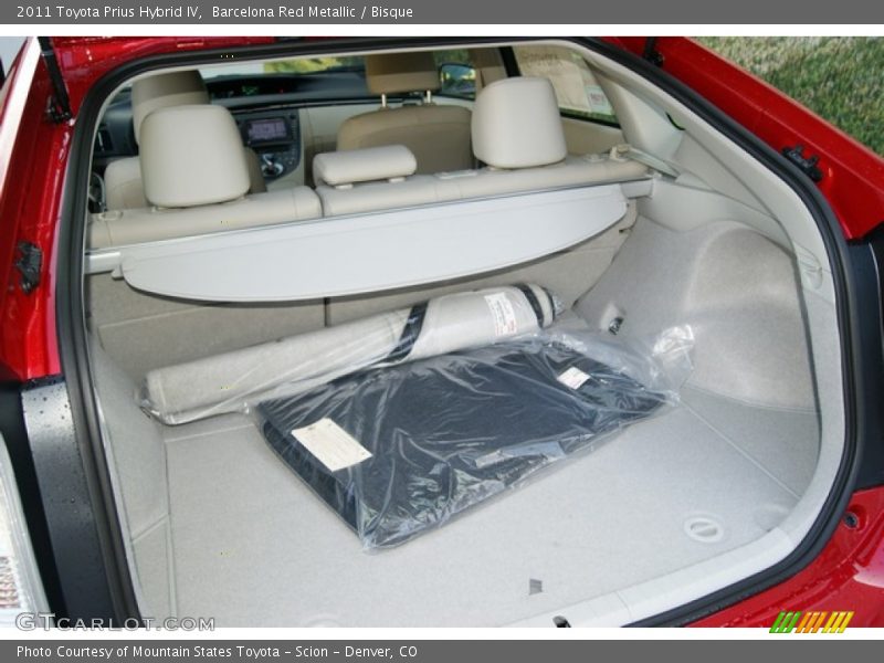 Barcelona Red Metallic / Bisque 2011 Toyota Prius Hybrid IV