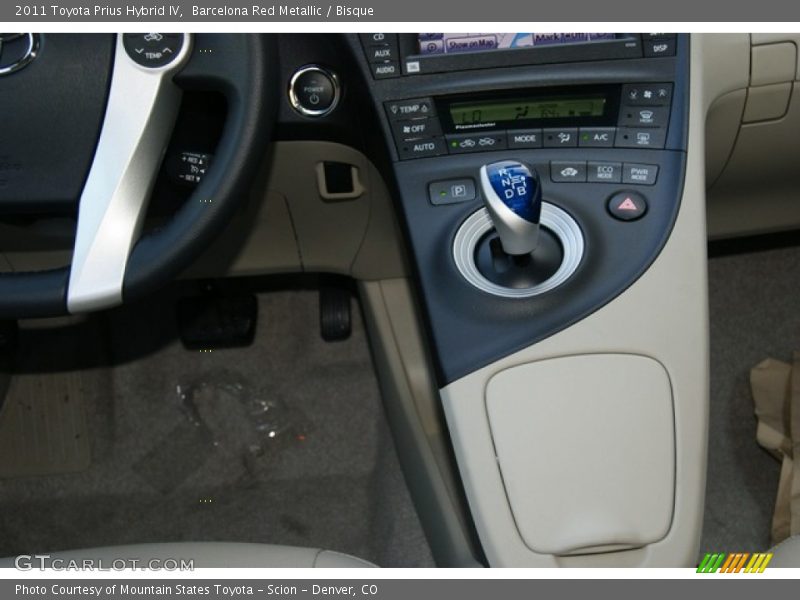 Barcelona Red Metallic / Bisque 2011 Toyota Prius Hybrid IV