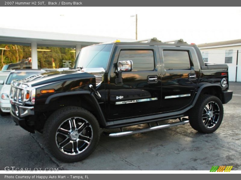 Black / Ebony Black 2007 Hummer H2 SUT