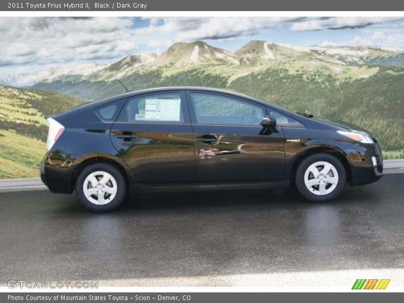 Black / Dark Gray 2011 Toyota Prius Hybrid II