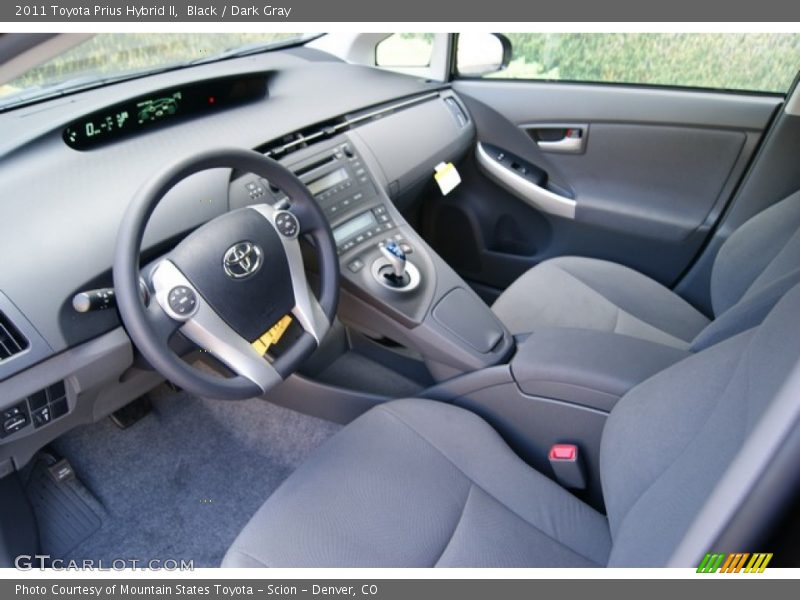 Black / Dark Gray 2011 Toyota Prius Hybrid II