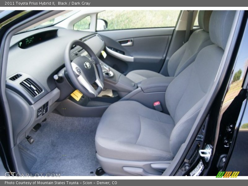 Black / Dark Gray 2011 Toyota Prius Hybrid II