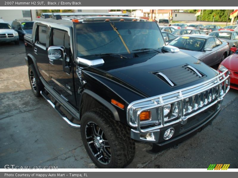 Black / Ebony Black 2007 Hummer H2 SUT