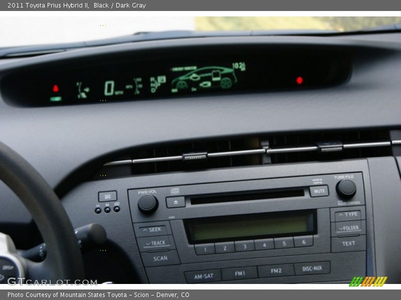 Black / Dark Gray 2011 Toyota Prius Hybrid II