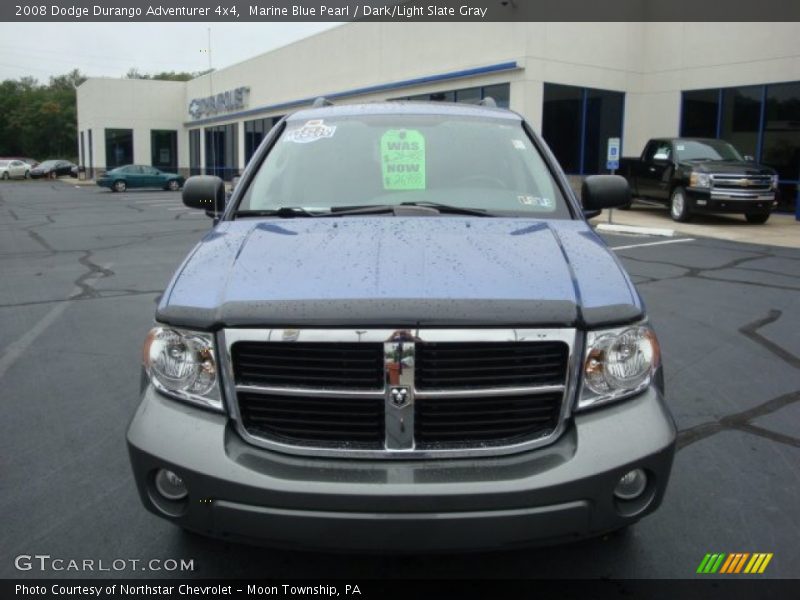 Marine Blue Pearl / Dark/Light Slate Gray 2008 Dodge Durango Adventurer 4x4