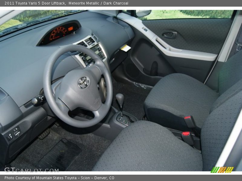  2011 Yaris 5 Door Liftback Dark Charcoal Interior