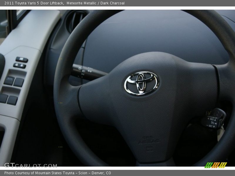 Meteorite Metallic / Dark Charcoal 2011 Toyota Yaris 5 Door Liftback