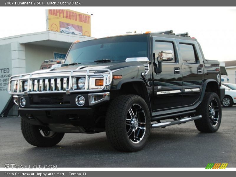 Black / Ebony Black 2007 Hummer H2 SUT