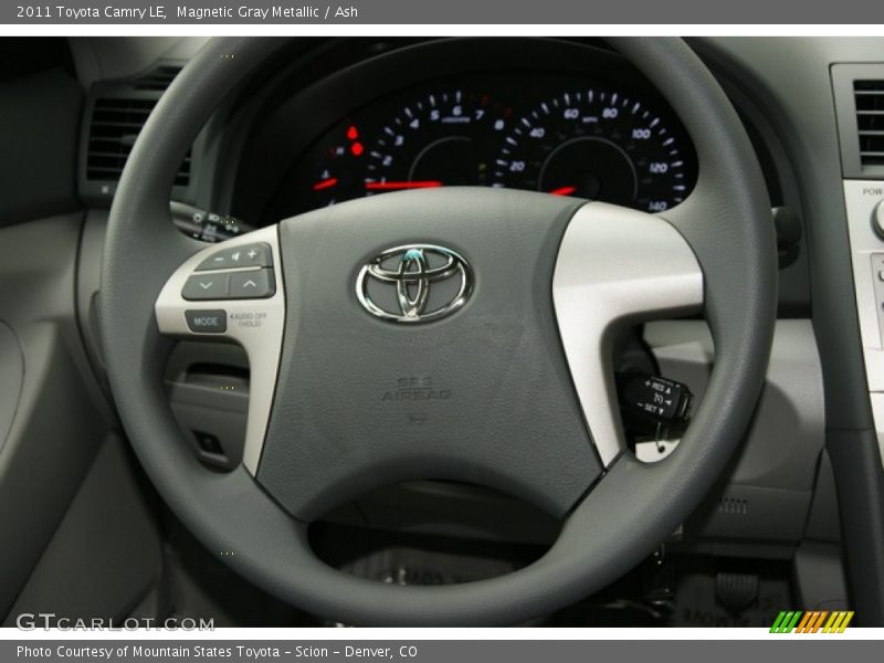 Magnetic Gray Metallic / Ash 2011 Toyota Camry LE