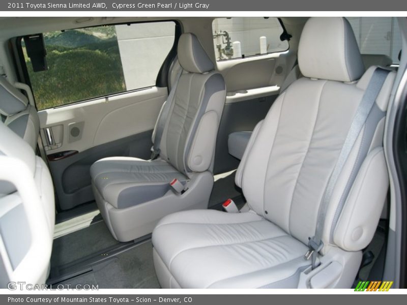 Cypress Green Pearl / Light Gray 2011 Toyota Sienna Limited AWD