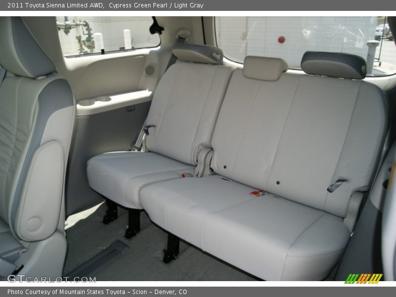 Cypress Green Pearl / Light Gray 2011 Toyota Sienna Limited AWD