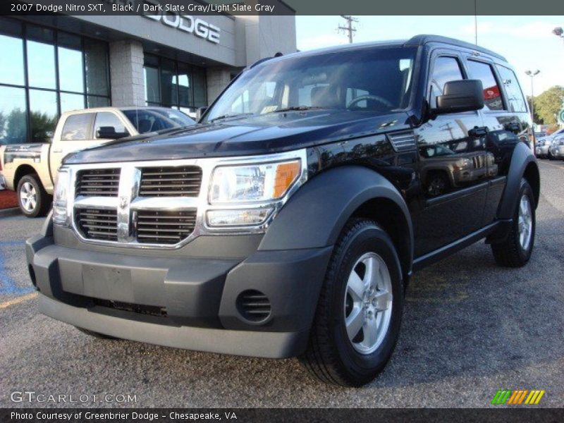 Black / Dark Slate Gray/Light Slate Gray 2007 Dodge Nitro SXT