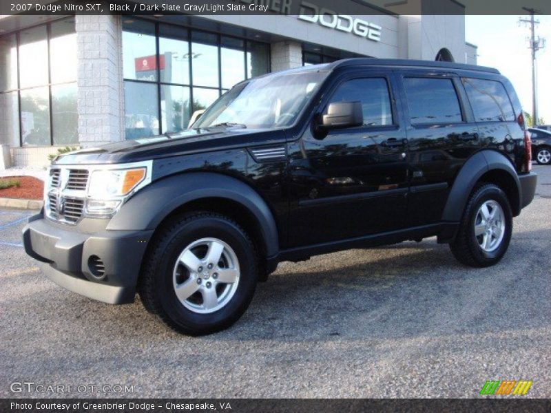 Black / Dark Slate Gray/Light Slate Gray 2007 Dodge Nitro SXT