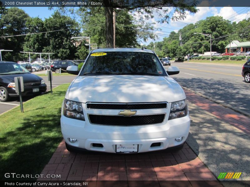 Summit White / Ebony 2008 Chevrolet Tahoe LS 4x4