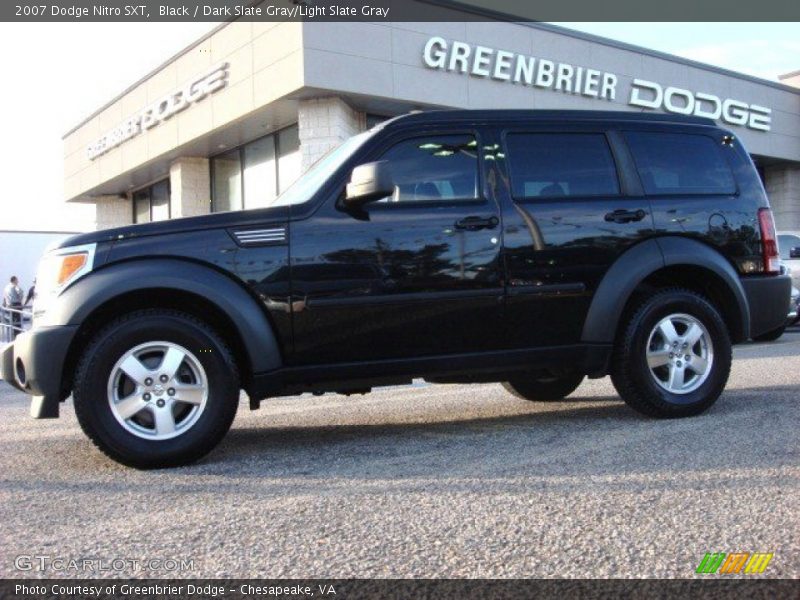 Black / Dark Slate Gray/Light Slate Gray 2007 Dodge Nitro SXT
