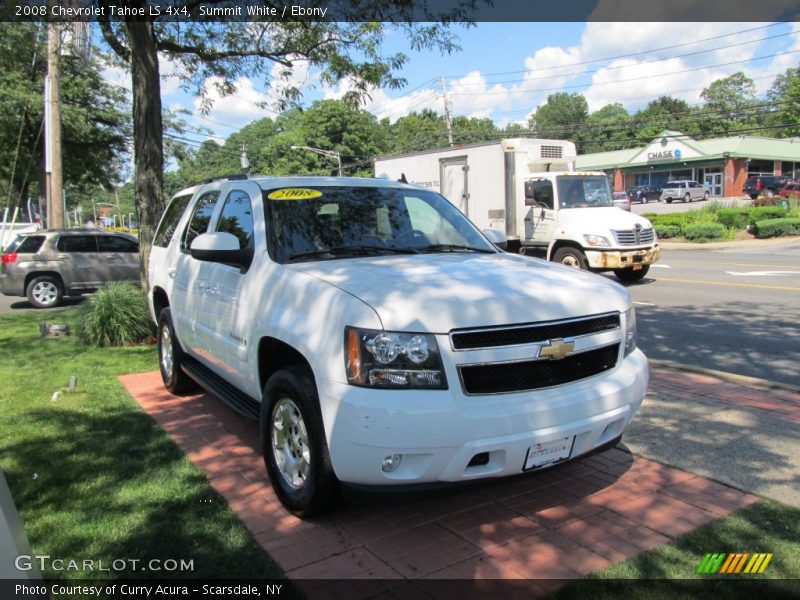 Summit White / Ebony 2008 Chevrolet Tahoe LS 4x4