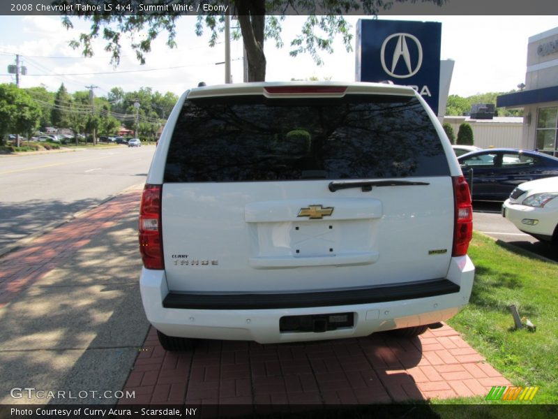 Summit White / Ebony 2008 Chevrolet Tahoe LS 4x4