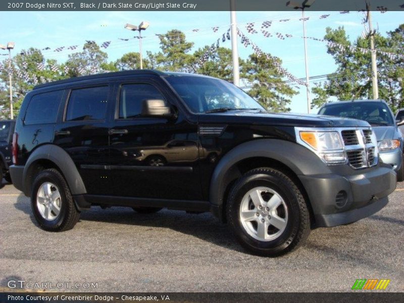 Black / Dark Slate Gray/Light Slate Gray 2007 Dodge Nitro SXT