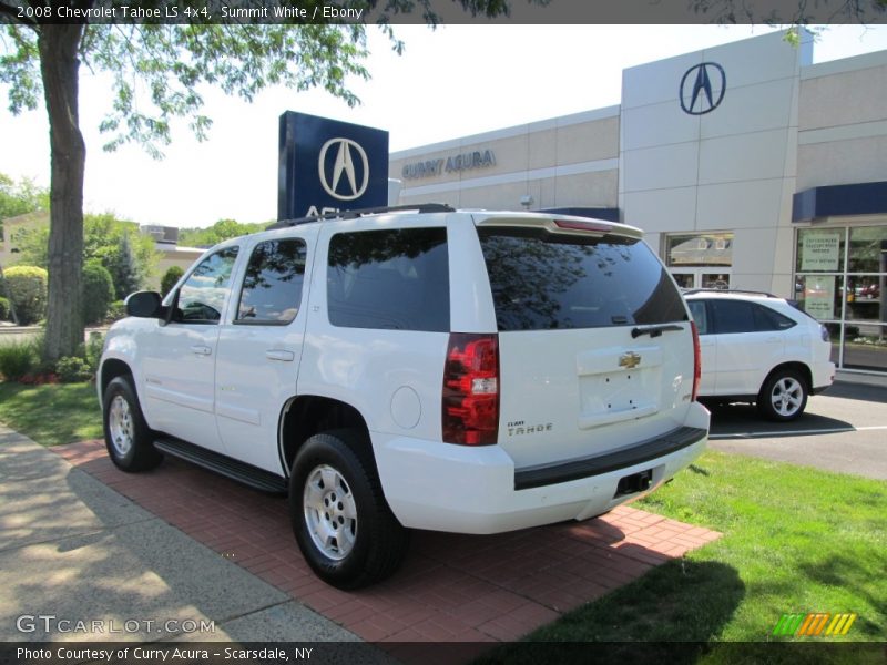 Summit White / Ebony 2008 Chevrolet Tahoe LS 4x4