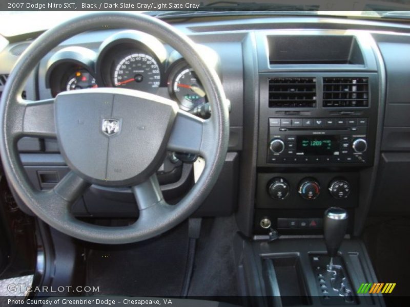 Black / Dark Slate Gray/Light Slate Gray 2007 Dodge Nitro SXT