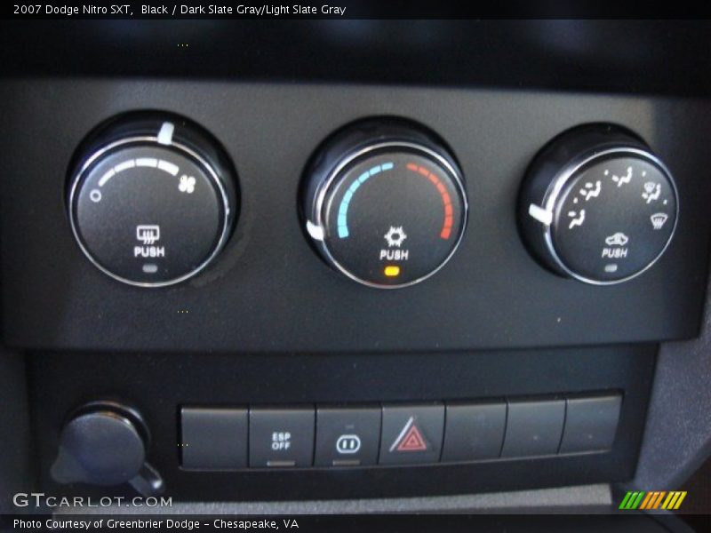 Black / Dark Slate Gray/Light Slate Gray 2007 Dodge Nitro SXT