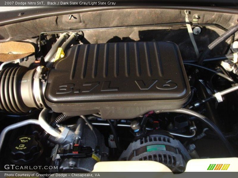 Black / Dark Slate Gray/Light Slate Gray 2007 Dodge Nitro SXT