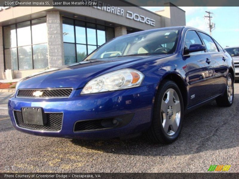 Laser Blue Metallic / Gray 2006 Chevrolet Impala SS