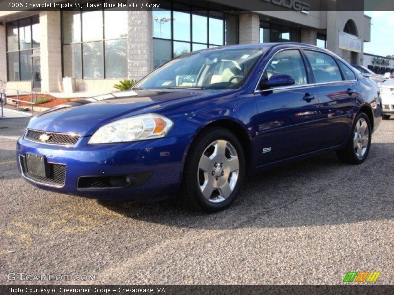 Laser Blue Metallic / Gray 2006 Chevrolet Impala SS