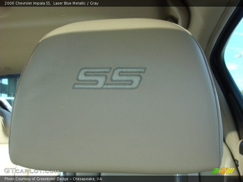 Laser Blue Metallic / Gray 2006 Chevrolet Impala SS