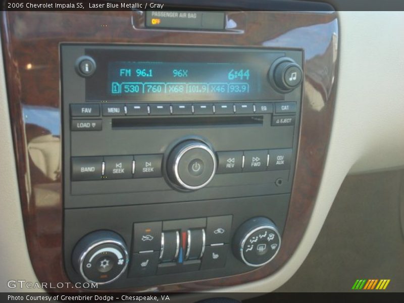 Laser Blue Metallic / Gray 2006 Chevrolet Impala SS