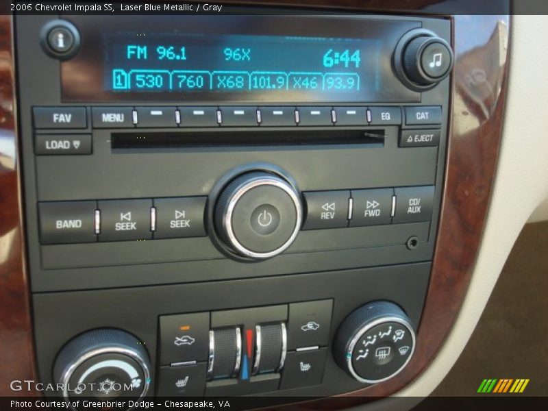 Laser Blue Metallic / Gray 2006 Chevrolet Impala SS