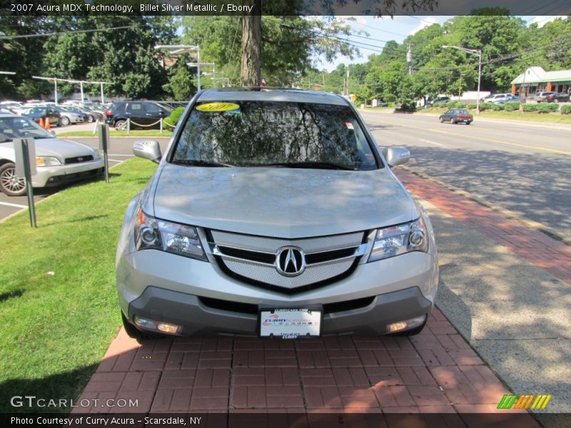 Billet Silver Metallic / Ebony 2007 Acura MDX Technology