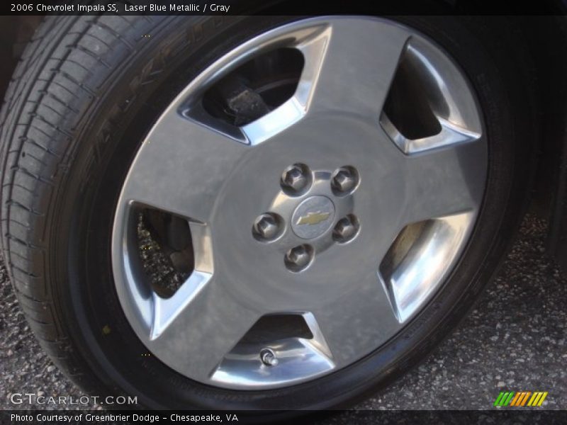 Laser Blue Metallic / Gray 2006 Chevrolet Impala SS