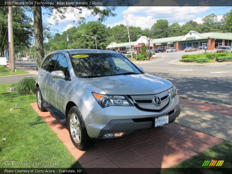 Billet Silver Metallic / Ebony 2007 Acura MDX Technology