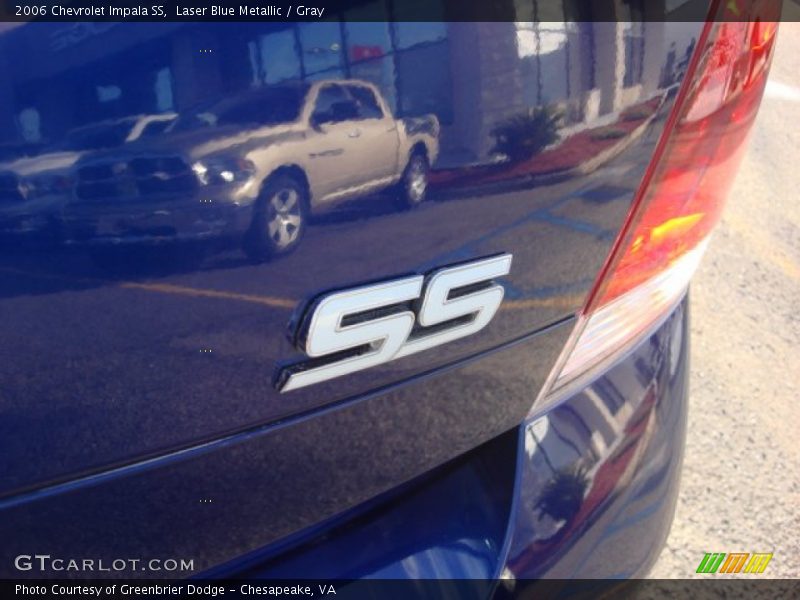 Laser Blue Metallic / Gray 2006 Chevrolet Impala SS