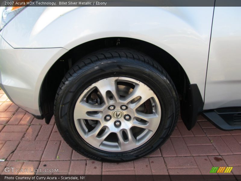 Billet Silver Metallic / Ebony 2007 Acura MDX Technology