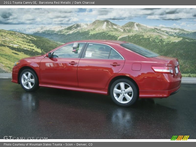 Barcelona Red Metallic / Dark Charcoal 2011 Toyota Camry SE