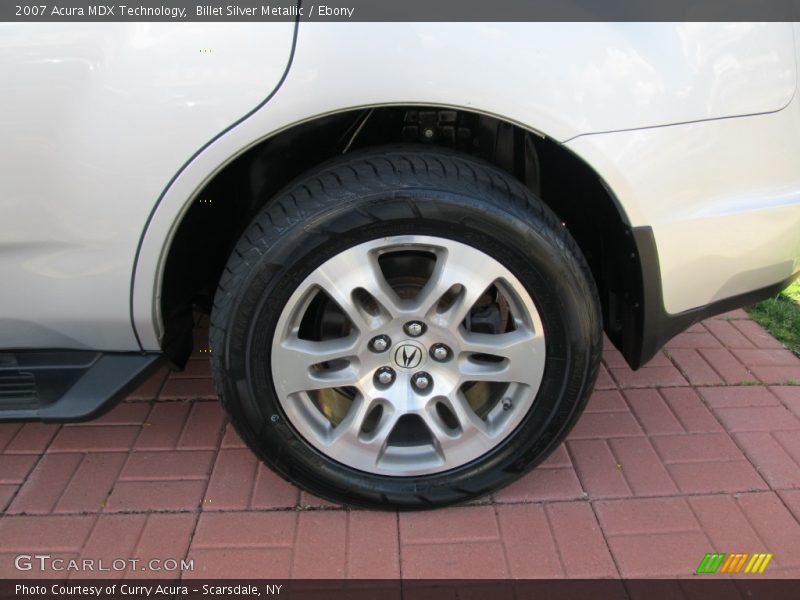 Billet Silver Metallic / Ebony 2007 Acura MDX Technology