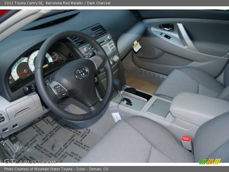 Barcelona Red Metallic / Dark Charcoal 2011 Toyota Camry SE