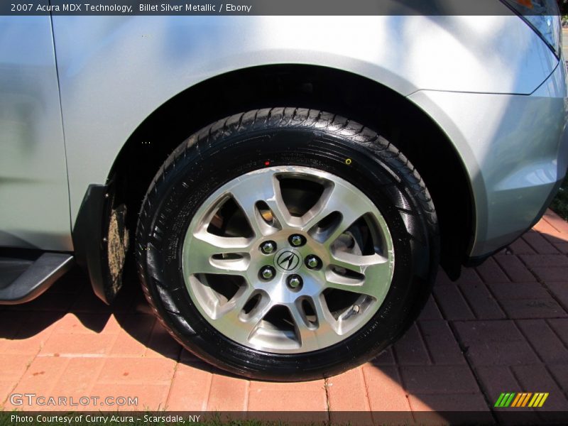 Billet Silver Metallic / Ebony 2007 Acura MDX Technology