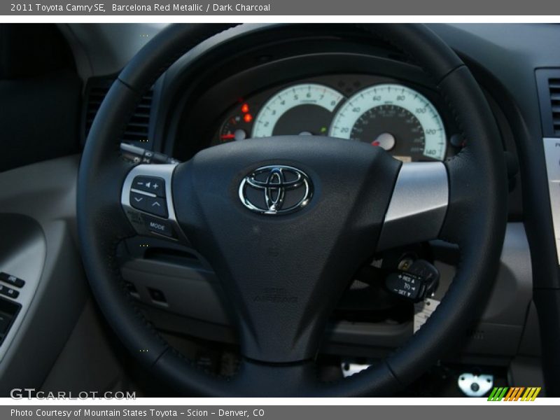Barcelona Red Metallic / Dark Charcoal 2011 Toyota Camry SE