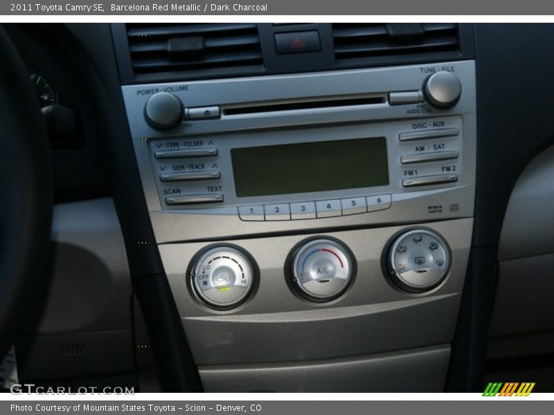 Barcelona Red Metallic / Dark Charcoal 2011 Toyota Camry SE