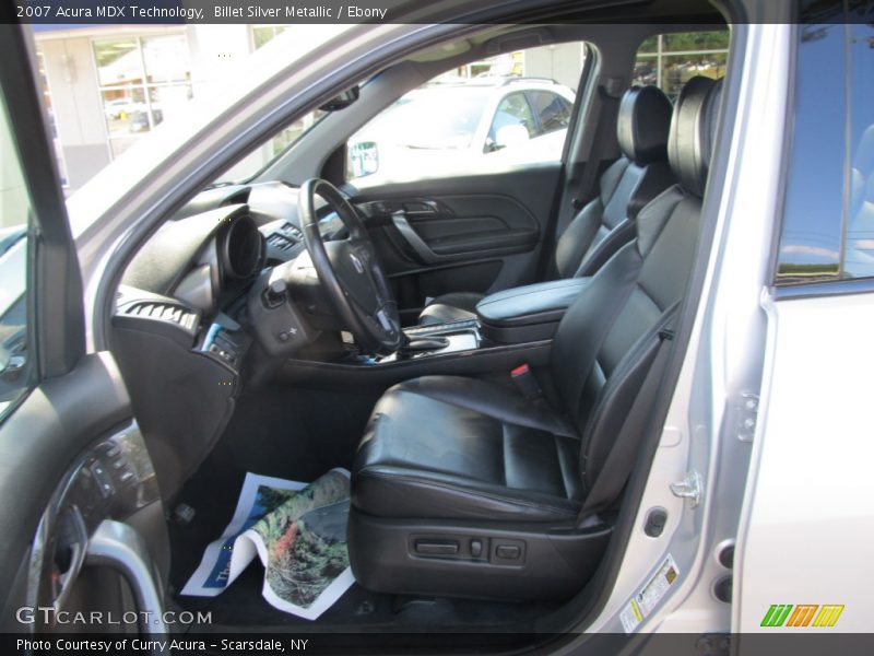 Billet Silver Metallic / Ebony 2007 Acura MDX Technology
