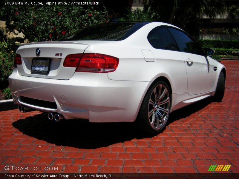 Alpine White / Anthracite/Black 2009 BMW M3 Coupe