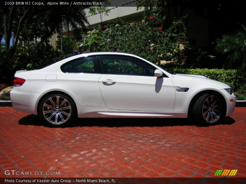 Alpine White / Anthracite/Black 2009 BMW M3 Coupe