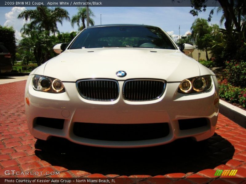 Alpine White / Anthracite/Black 2009 BMW M3 Coupe