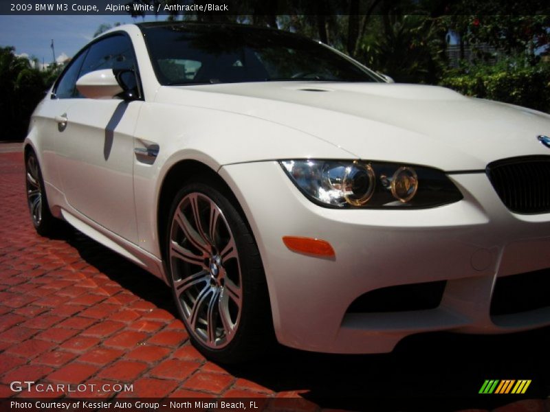 Alpine White / Anthracite/Black 2009 BMW M3 Coupe