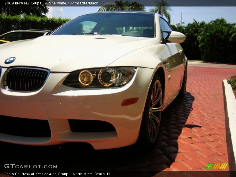 Alpine White / Anthracite/Black 2009 BMW M3 Coupe