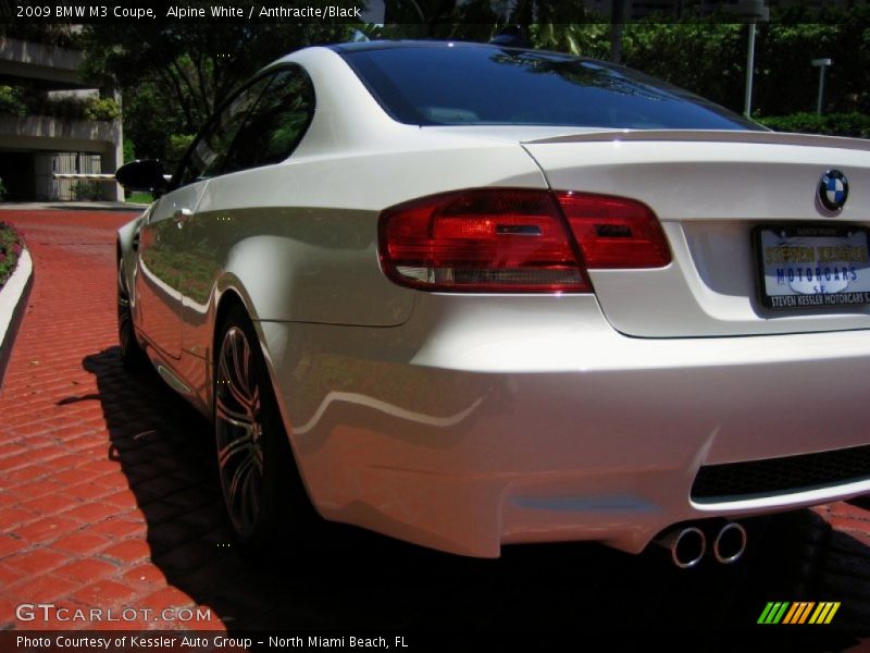 Alpine White / Anthracite/Black 2009 BMW M3 Coupe